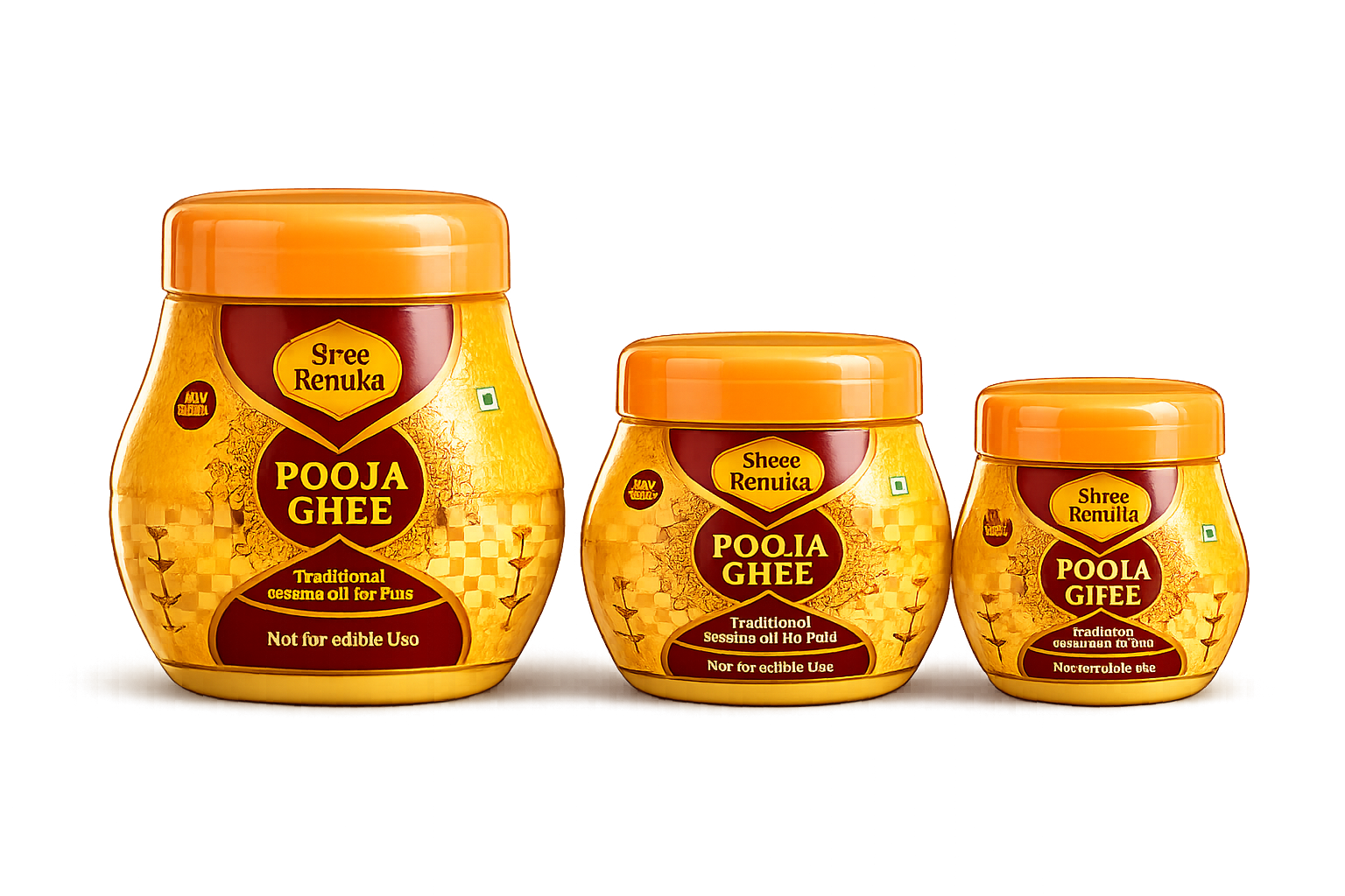 Shree Renuka Pooja Ghee jar